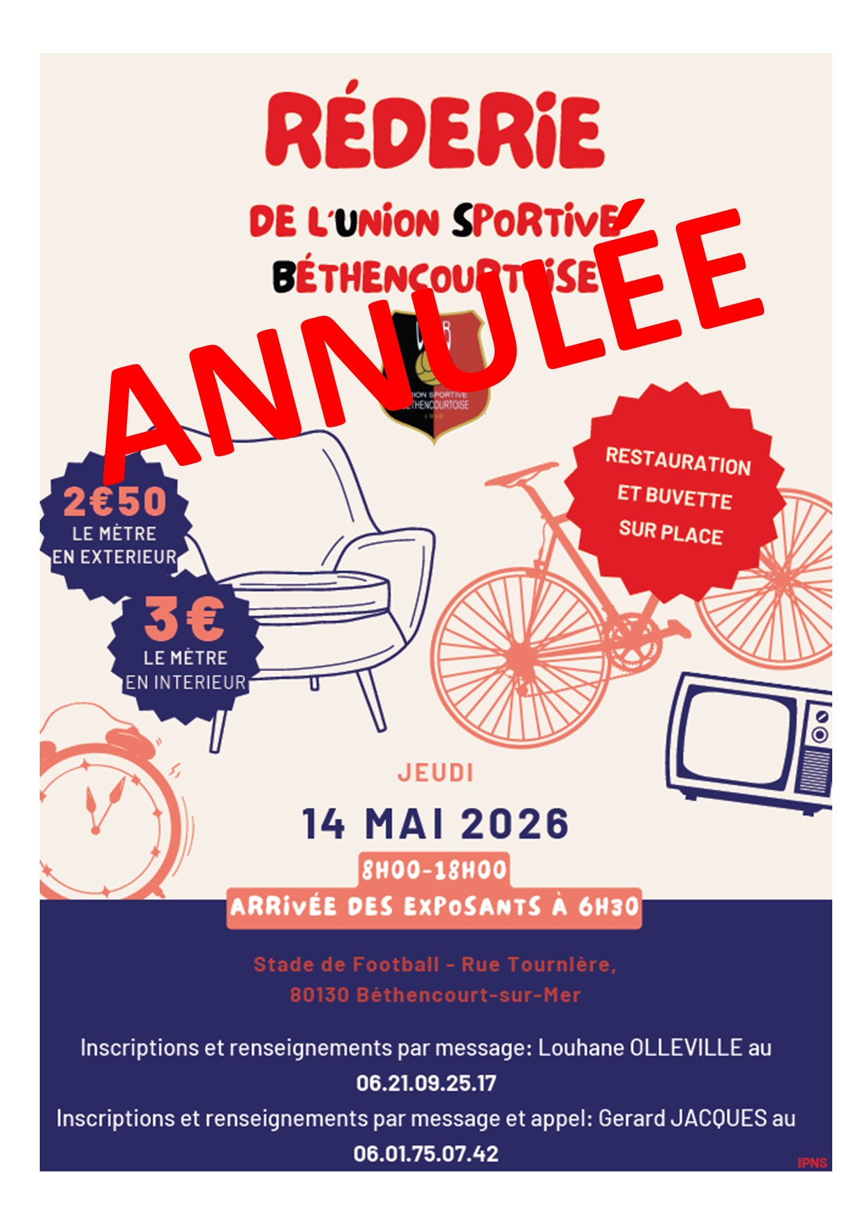 Lire la suite à propos de l’article Réderie de l&rsquo;USB annulée